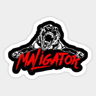 Maligator Belgian Malinois Hund Sticker